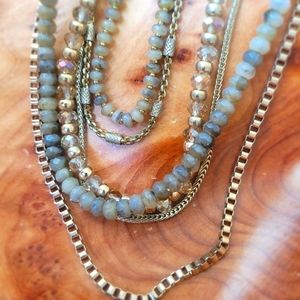 White House Black Market Convertable Short Necklace